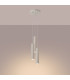 Lagos Loft Cluster Drop Pendant Lamp 3 Light Beige-3