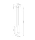 Lagos Loft Cluster Drop Pendant Lamp 3 Light Beige-7