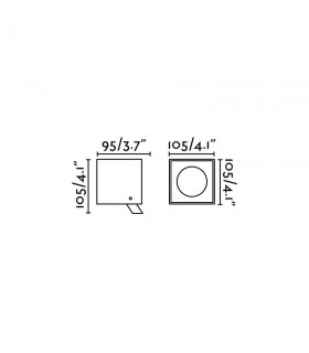 Outdoor Spotlight Dark Grey 20W IP65 - 2