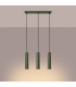 Lagos Loft Bar Pendant 3 Light Olive Green-3