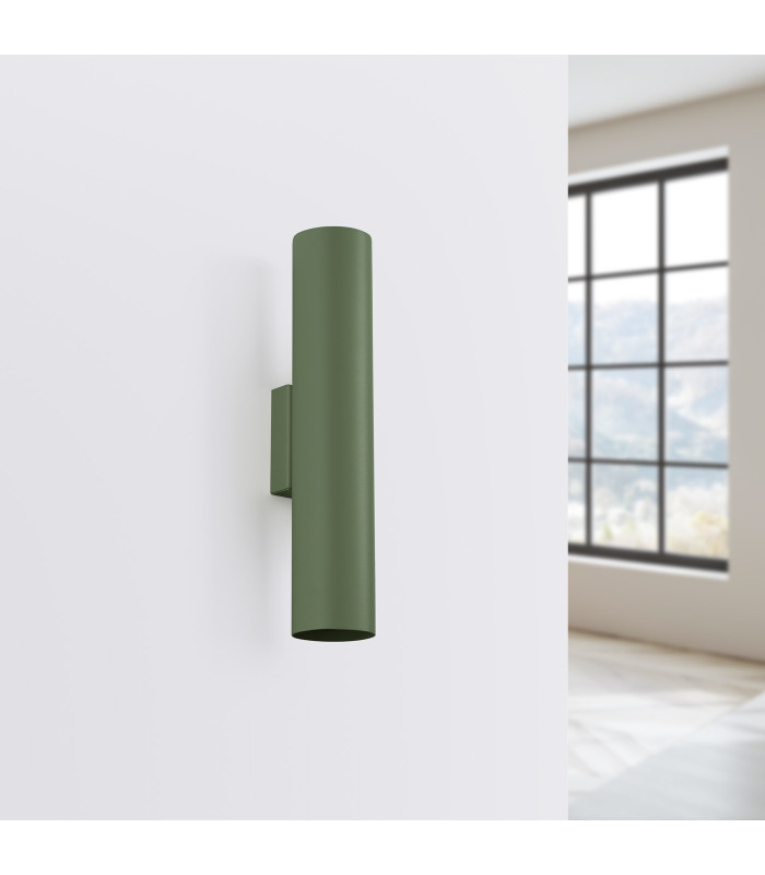 Lagos Loft Up Down Wall Lamp Olive Green-2