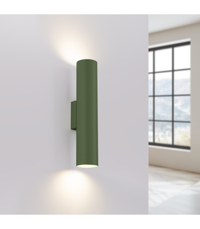 Lagos Loft Up Down Wall Lamp Olive Green-3