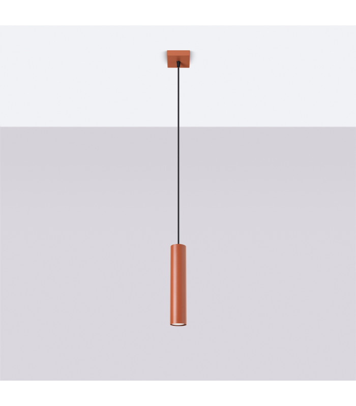Lagos Loft Pendant Lamp Red Ochre-2