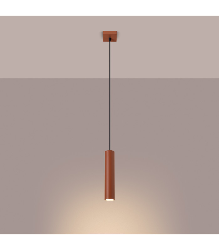 Lagos Loft Pendant Lamp Red Ochre-3