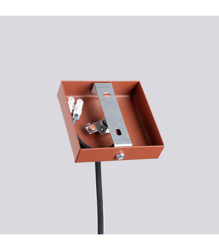 Lagos Loft Pendant Lamp Red Ochre-4
