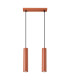 Lagos Loft Bar Pendant 2 Light Red Ochre-1