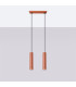 Lagos Loft Bar Pendant 2 Light Red Ochre-2