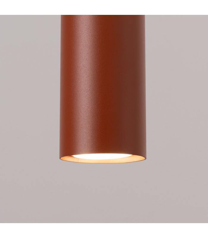 Lagos Loft Bar Pendant 2 Light Red Ochre-4