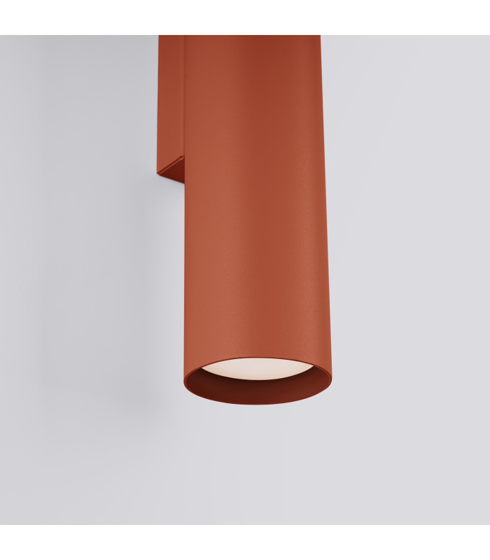 Lagos Loft Up Down Wall Lamp Red Ochre-4