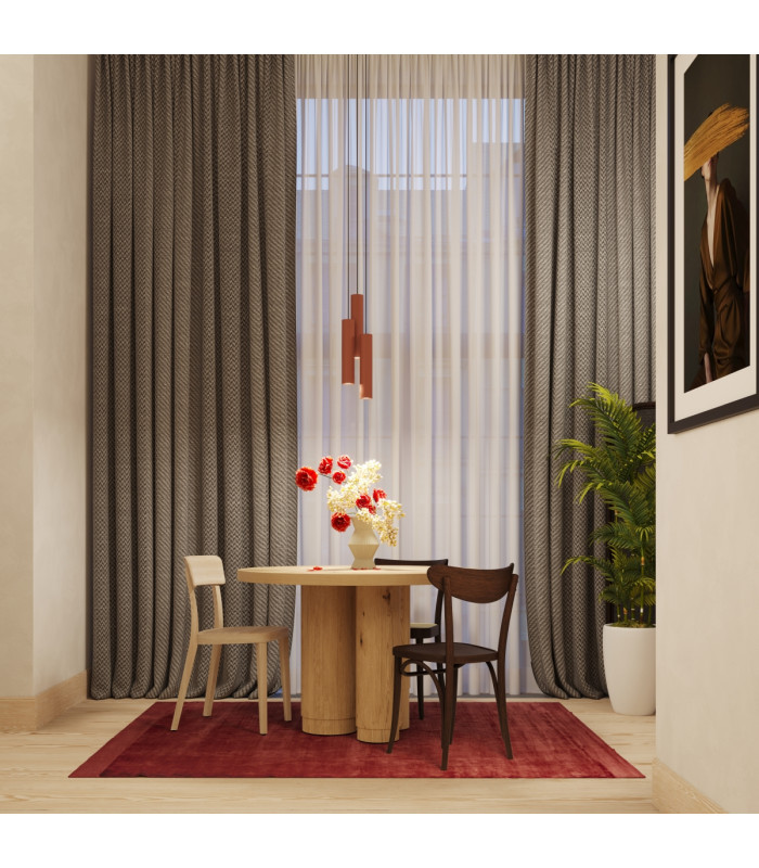 Lagos Loft Up Down Wall Lamp Red Ochre-9