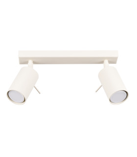 Ring Modern Twin Ceiling Lamp 2 Beige-1