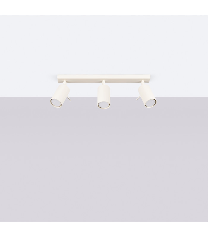 Ring Modern Spotlight Bar 3 Light Beige-2