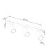 Ring Modern Spotlight Bar 3 Light Beige-9