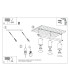 Ring Modern Spotlight Bar 3 Light Beige-10