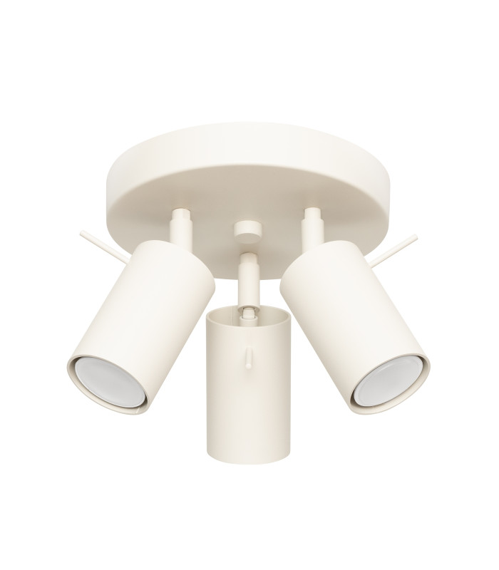 Ring Modern Ceiling Spotlight Cluster 3 Light Beige-1