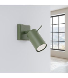 Ring Modern Single Wall Spotlight Olive Green-2
