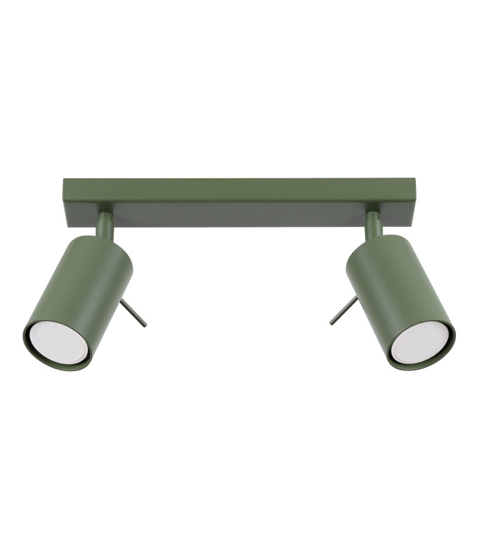 Ring Modern Twin Ceiling Lamp 2 Olive Green-1