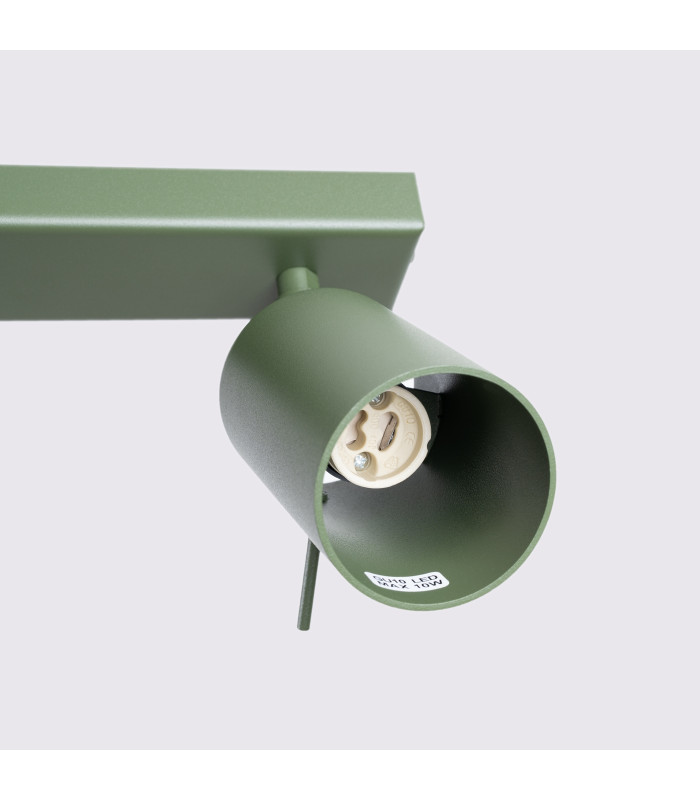 Ring Modern Twin Ceiling Lamp 2 Olive Green-5