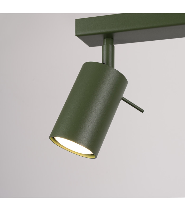 Ring Modern Twin Ceiling Lamp 2 Olive Green-6