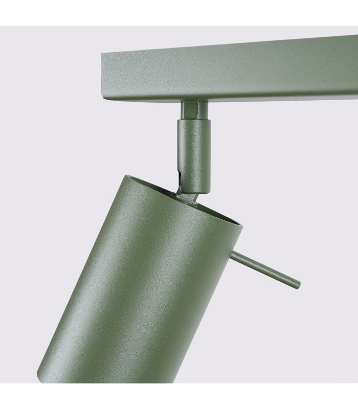 Ring Modern Twin Ceiling Lamp 2 Olive Green-8