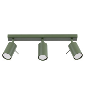 Ring Modern Spotlight Bar 3 Light Olive Green-1
