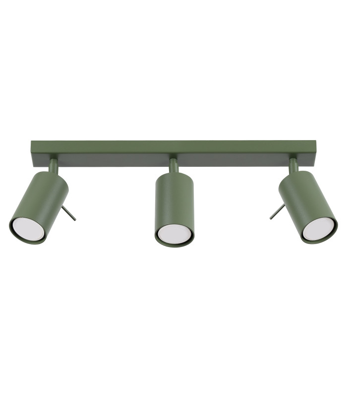 Ring Modern Spotlight Bar 3 Light Olive Green-1
