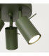 Ring Modern Ceiling Spotlight Cluster 3 Light Olive Green-6