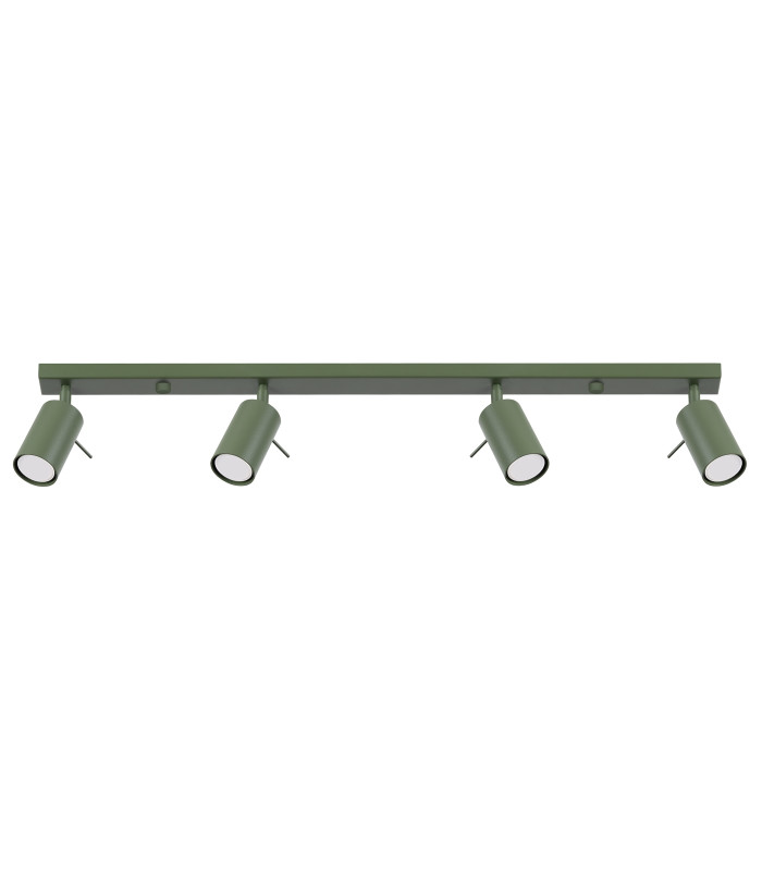 Ring Modern Spotlight Bar 4 Light Olive Green-1