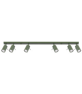 Ring Modern Spotlight Bar 6 Light Olive Green-1