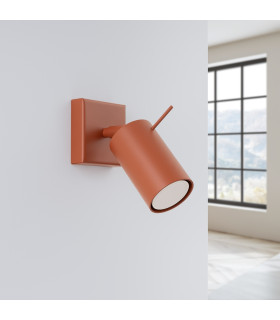 Ring Modern Single Wall Spotlight Red Ochra-2