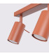Ring Modern Twin Ceiling Lamp 2 Red Ochra-7