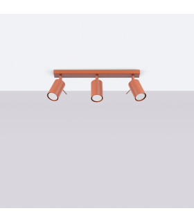 Ring Modern Spotlight Bar 3 Light Red Ochra-2