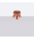 Ring Modern Ceiling Spotlight Cluster 3 Light Red Ochra-2