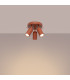Ring Modern Ceiling Spotlight Cluster 3 Light Red Ochra-3