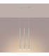 Pastelo Modern Bar Pendant 3 Light Beige-3