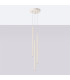 Pastelo Modern Cluster Drop Pendant Lamp 3 Light Beige-2