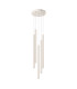 Pastelo Modern Cluster Drop Pendant Lamp 5 Light Beige-1