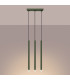 Pastelo Modern Bar Pendant 3 Light Olive Green-3