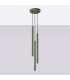 Pastelo Modern Cluster Drop Pendant Lamp 3 Light Olive Green-2