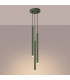 Pastelo Modern Cluster Drop Pendant Lamp 3 Light Olive Green-3