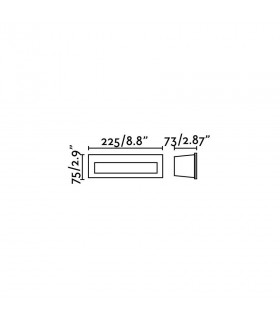 Outdoor Led Recessed Wall Light White IP65 - 2