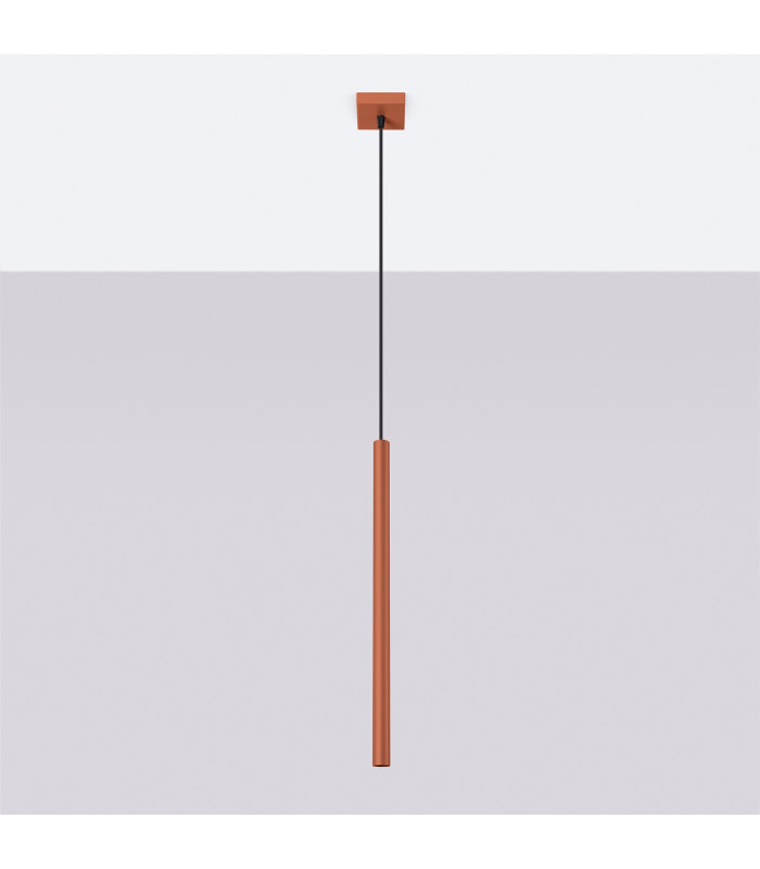 Pastelo Modern Pendant Lamp Red Ochre-2