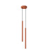 Pastelo Modern Cluster Drop Pendant Lamp 2 Red Ochre-1
