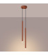 Pastelo Modern Cluster Drop Pendant Lamp 2 Red Ochre-3