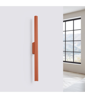 Pastelo Modern Up Down Wall Lamp Red Ochre-2