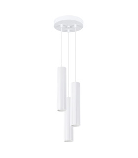 Karbon Minimalist Cluster Drop Pendant Lamp 3 Light White-1