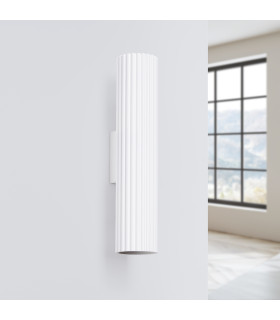 Karbon Minimalist Up Down Wall Lamp 30cm White-2