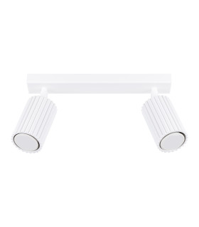 Karbon Minimalist Twin Ceiling Lamp 2 White-1