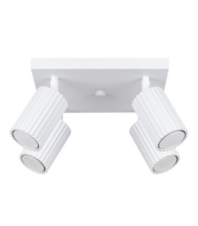 Karbon Minimalist Ceiling Spotlight Cluster 4 Light White-1