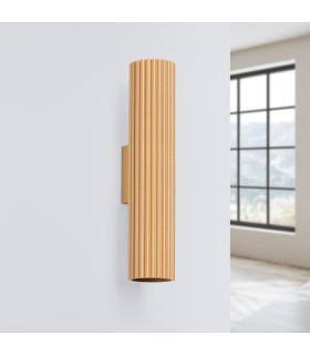 Karbon Minimalist Up Down Wall Lamp 30cm Gold-2